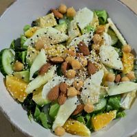 Detox salad at Veggies in Tirana