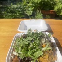 Vegan bowl at Veggie D'Light in Toronto