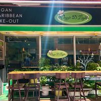 Outside  at Veggie D'Light in Toronto