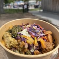 Large bowl/platter  at Veggie D'Light in Toronto
