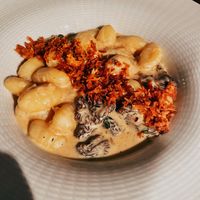 gnocchi with morels at Latuk in Moscow