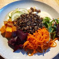 A salad bowl at Balifornia in Moscow