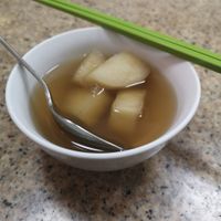 Soup at New Jing Chun Vegetarian Restaurant in Macau