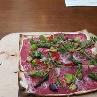 The vegan flammkuchen at NattyFood in Carcassonne