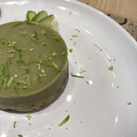 Macha cake  at Yasai Natural Sushi in Rio De Janeiro
