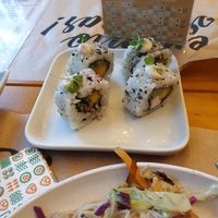 California rolls without mango at Yasai Natural Sushi in Rio De Janeiro