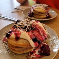 Pancakes at Nourish in Teignmouth