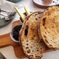 Toast and jam at Nourish in Teignmouth