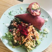 Falafel Wrap 😋🌱 at Nourish in Teignmouth