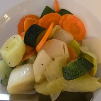 Side roasted vegetables at Muralhas in Obidos