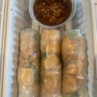 Tofu salad rolls  at Pho City in Chestermere