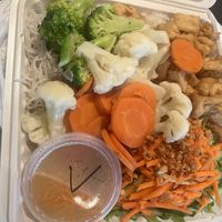 Vermicelli w/ steamed veggies & tofu  at Pho City in Chestermere