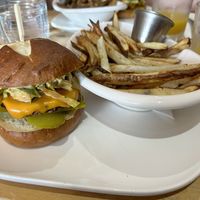 Delicious Big Chain Burger!  at Nourishmoi in Mississauga