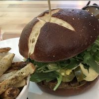 Rita Shawarma burger at Nourishmoi in Mississauga