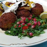 Falafel Humus at Mr and Mrs Humus in Bonn