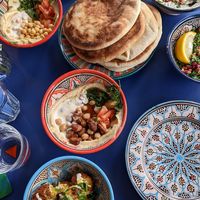 Vegan mezze for two at Mr and Mrs Humus in Bonn
