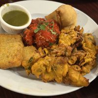 Veggie mixed appetizer   at Monsoon Indian Cuisine in Palm Springs