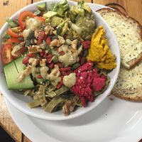 Buddha bowl at Beautiful Day Cafe in Hatfield