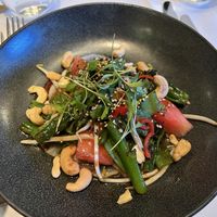 Pan Asian salad starter  at The Ivy Cafe in Richmond Upon Thames