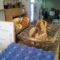 Sourdough bread at Zero Waste Market in Glasgow