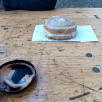 Vegan cinnamon doughnut at Crosstown Doughnuts - Greenwich in South East London