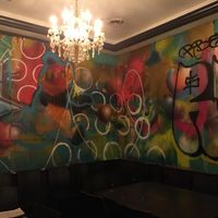 Art work inside. at Han Dynasty in New York City
