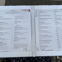 Menu summer 2022. dessert menu is strawberry sorbet for vegans  at U&Co. in Faro