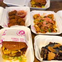 Bacon cheeseburgers, chick’n bites and katsu tater tots at Wholesome Junkies in Manchester