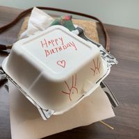 Mentioned we were in town for my partner’s 40th - how sweet is this?! at Wholesome Junkies in Manchester