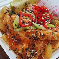 Thai fries at Wholesome Junkies in Manchester