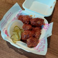 Glazed bites at Wholesome Junkies in Manchester