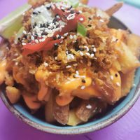 Thai fries at Wholesome Junkies in Manchester
