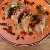 Gyouza at Wholesome Junkies in Manchester