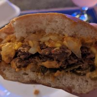 My first ever vegan takeaway, I just couldn't believe this WASN'T made from animal products! The burger meat was so incredibly similar to beef it shocked me! Cheese delicious and m at Wholesome Junkies in Manchester