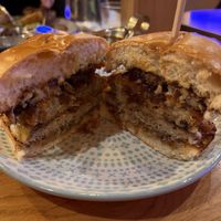 Smash burger  at Wholesome Junkies in Manchester