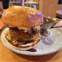 Smash burger  at Wholesome Junkies in Manchester