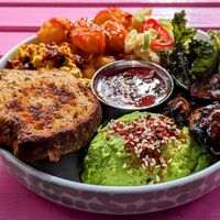 WJ breakfast. Quite nice, but not £14 nice. at Wholesome Junkies in Manchester