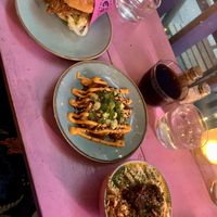 Chicken sandwich, Korean crispy tofu bites, and Mac and cheese   at Wholesome Junkies in Manchester