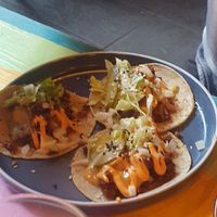 Cheeseburger tacos at Wholesome Junkies in Manchester