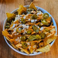 Nachos at Wholesome Junkies in Manchester