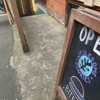 New home in Hinterland. Basement of Buddhist centre at Wholesome Junkies in Manchester