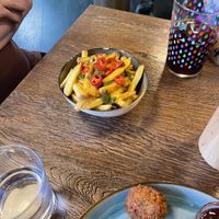 Loaded fries  at Wholesome Junkies in Manchester