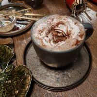 Hot chocolate at Wholesome Junkies in Manchester