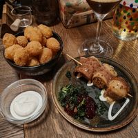 Pigs in blankets at Wholesome Junkies in Manchester