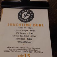 Lunch deal at Wholesome Junkies in Manchester