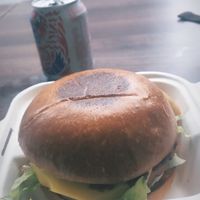 No beef burger 👌🏻 at Wholesome Junkies in Manchester