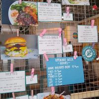 Today's menu at Wholesome Junkies in Manchester