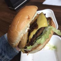 The Beefless burger at Wholesome Junkies in Manchester