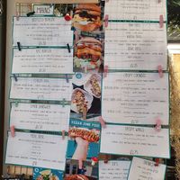 Menu at Wholesome Junkies in Manchester