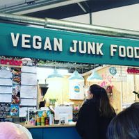 Stall frontage  at Wholesome Junkies in Manchester